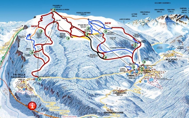  Mapa de Pistas de Subida 